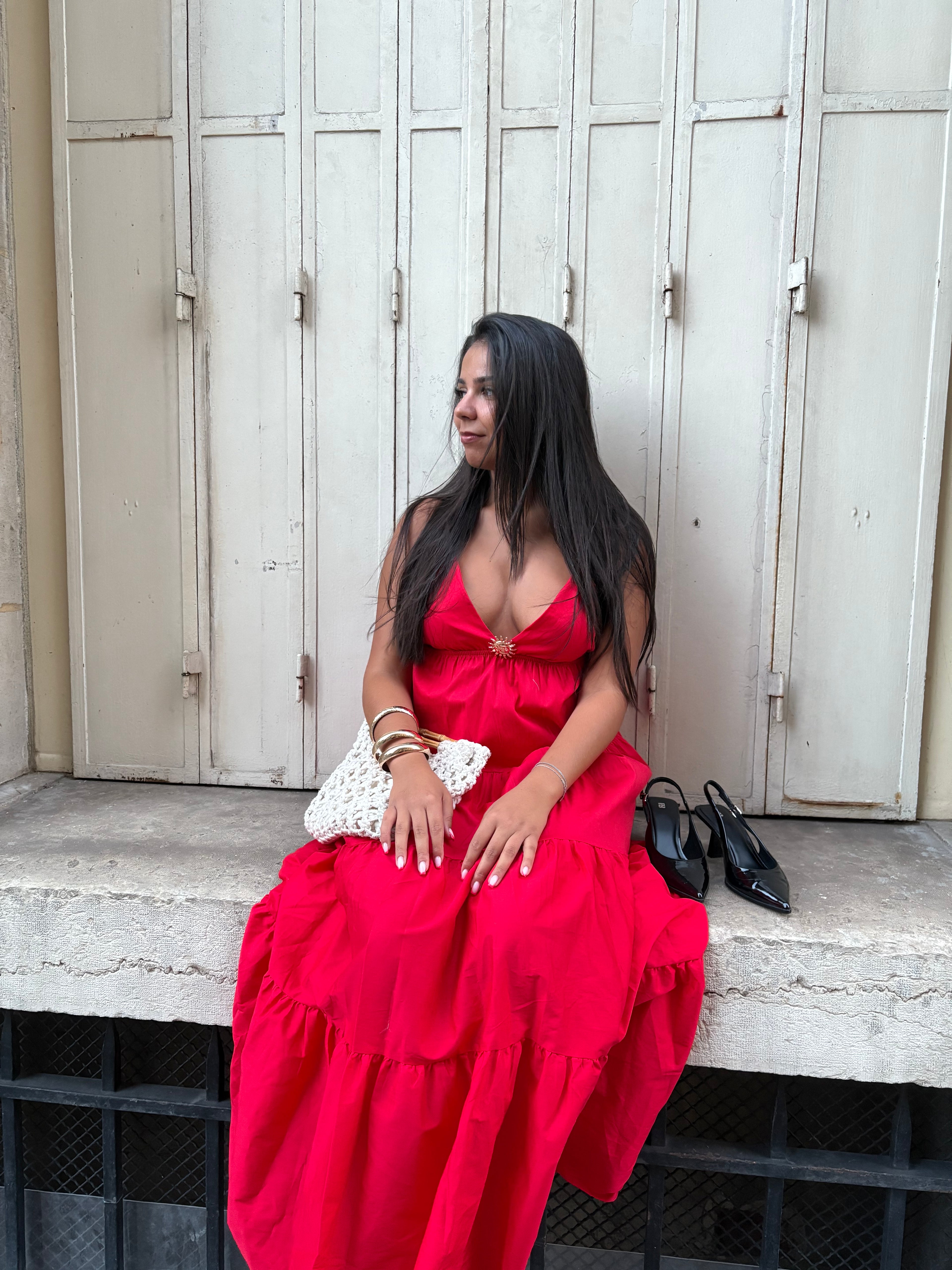Robe soleil rouge