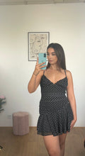 Robe Noire à pois