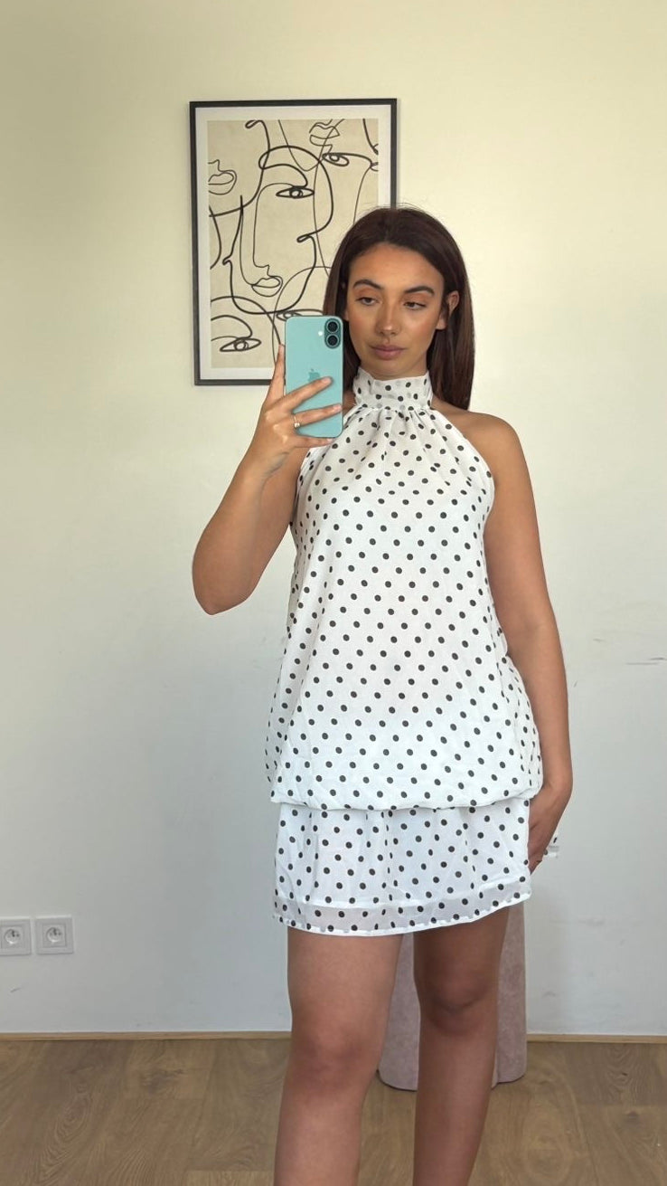 Robe à pois