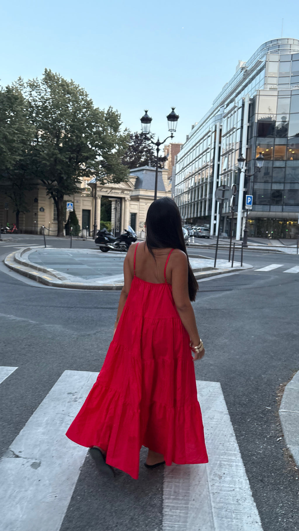 Robe soleil rouge