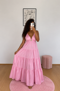 Robe soleil rose